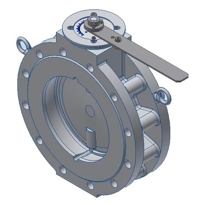 ЗР6-6ВР Заслонка дроссельного типа стальная ТЕРМОБРЕСТ